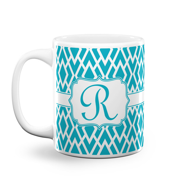 Custom Geometric Diamond Coffee Mug (Personalized)