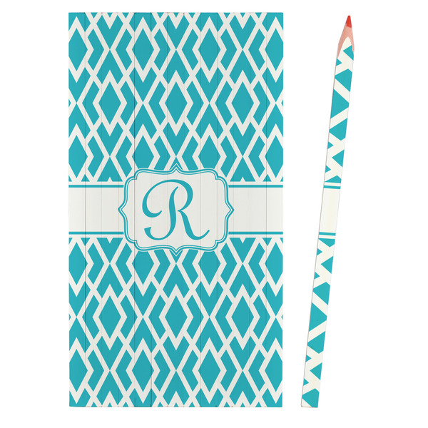 Geometric Diamond Colored Pencils - Front View