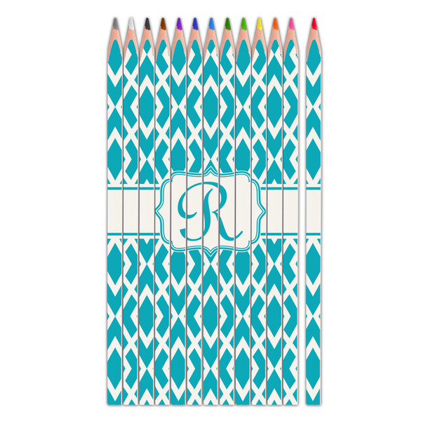 Custom Geometric Diamond Colored Pencils (Personalized)