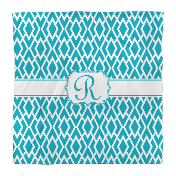 Geometric Diamond Comforter - Queen - Front