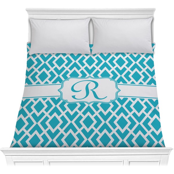 Custom Geometric Diamond Comforter - Full / Queen (Personalized)