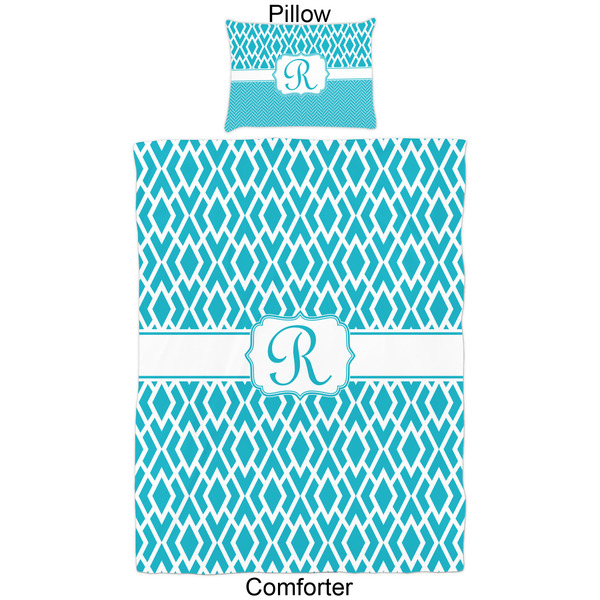 Geometric Diamond Comforter Set - Twin - Approval
