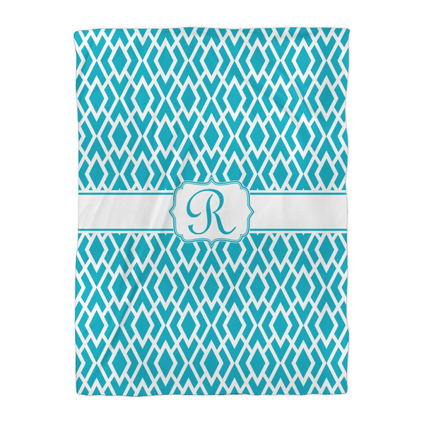 Geometric Diamond Comforter - Twin XL - Front