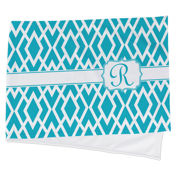Custom Geometric Diamond Cooling Towel (Personalized)