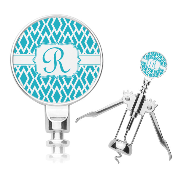 Custom Geometric Diamond Corkscrew (Personalized)