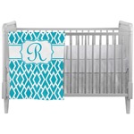 Geometric Diamond Crib Comforter / Quilt (Personalized)