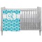 Geometric Diamond Crib Comforter / Quilt (Personalized)