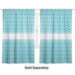 Geometric Diamond Curtain Panel - Custom Size