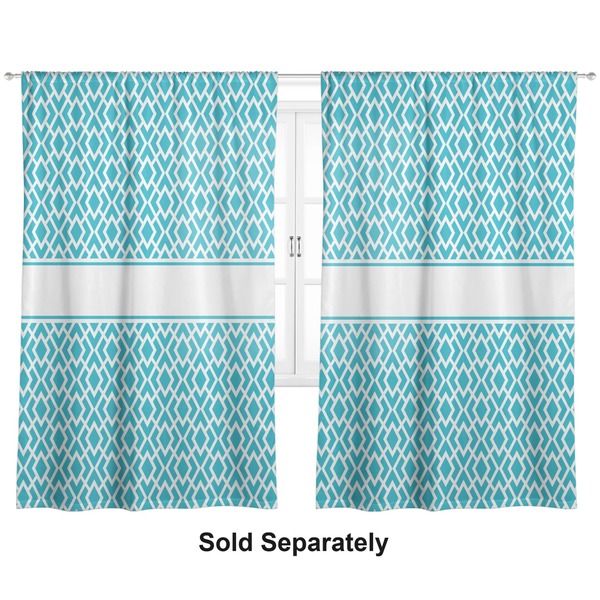 Custom Geometric Diamond Curtain Panel - Custom Size