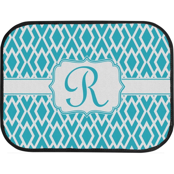 Geometric Diamond Custom Car Floor Mats (Back Seat)