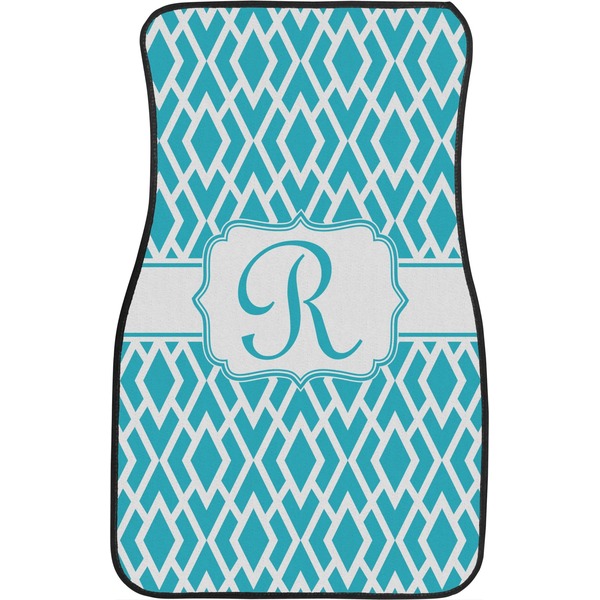 Geometric Diamond Custom Car Floor Mats (Front Seat)
