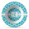 Geometric Diamond Plastic Bowl - Microwave Safe - Composite Polymer (Personalized)