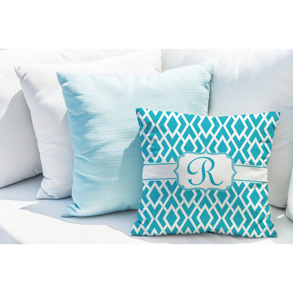 Geometric Diamond Decorative Pillow Case - LIFESTYLE 2