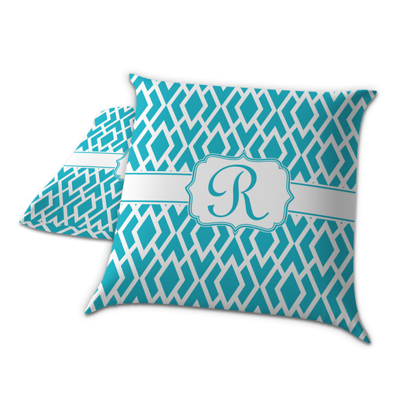 Geometric Diamond Decorative Pillow Case - TWO