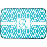 Geometric Diamond Dish Drying Mat w/ Initial