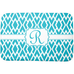 Geometric Diamond Dish Drying Mat w/ Initial