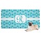 Geometric Diamond Dog Towel (Personalized)
