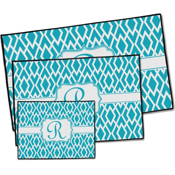 Geometric Diamond Door Mats - PARENT MAIN
