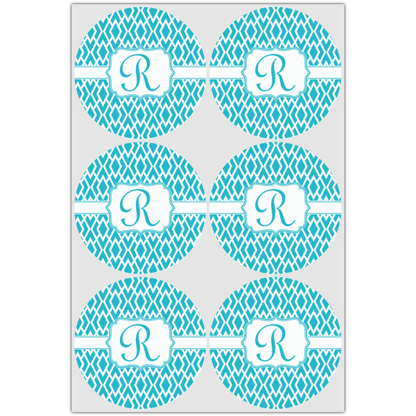 Geometric Diamond Drink Topper - Large - Set of 6