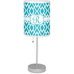 Geometric Diamond Lamp with Drum Shade (Personalized)