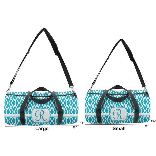 Geometric Diamond Duffle Bag Small and Large