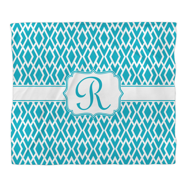 Geometric Diamond Duvet Cover - King - Front