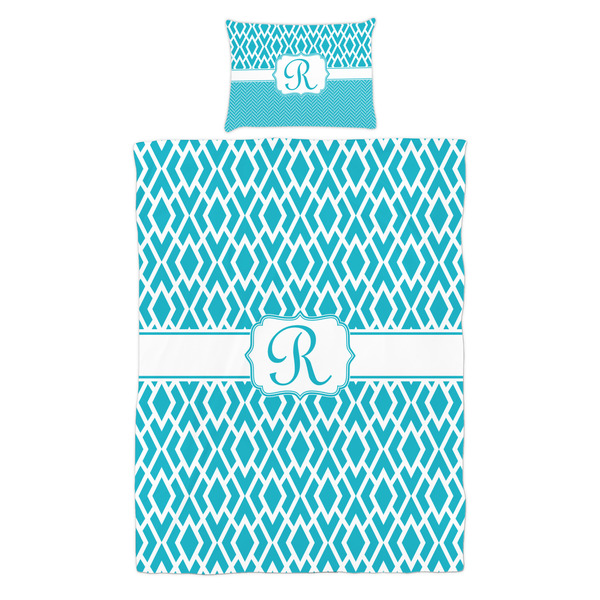 Geometric Diamond Duvet Cover Set - Twin - Alt Approval