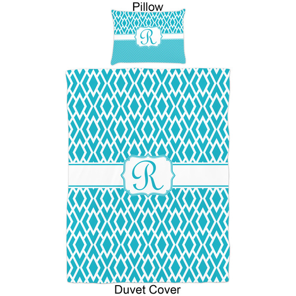 Geometric Diamond Duvet Cover Set - Twin - Approval