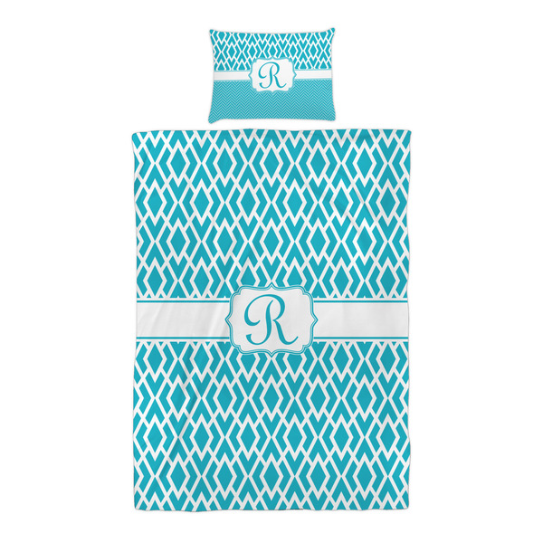 Geometric Diamond Duvet Cover Set - Twin XL - Alt Approval