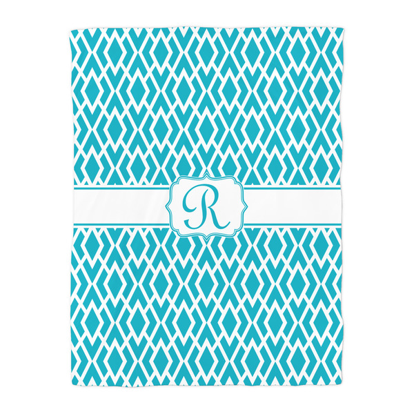 Geometric Diamond Duvet Cover - Twin - Front