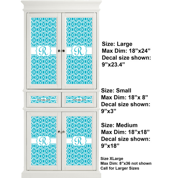 Geometric Diamond Full Cabinet (Show Sizes)