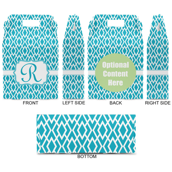 Geometric Diamond Gable Favor Box - Approval