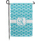Geometric Diamond Small Garden Flag - Single Sided w/ Initial