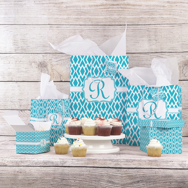 Geometric Diamond Gift Bags - In Context