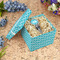 Geometric Diamond Gift Boxes with Lid - Canvas Wrapped - Medium - In Context