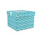 Geometric Diamond Gift Boxes with Lid - Canvas Wrapped - Small - Front/Main