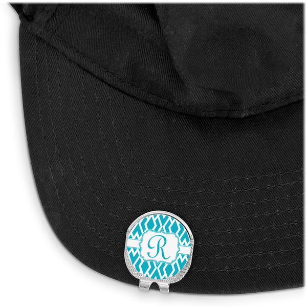 Geometric Diamond Golf Ball Marker Hat Clip - Main