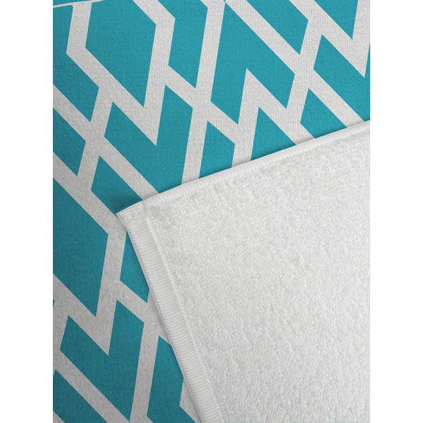 Geometric Diamond Golf Towel - Detail