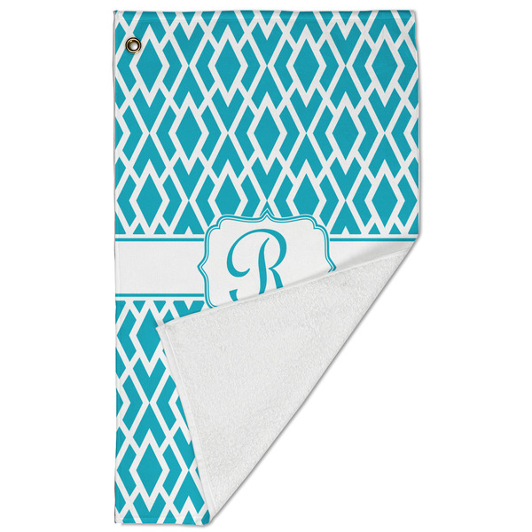 Geometric Diamond Golf Towel - Folded (Large)