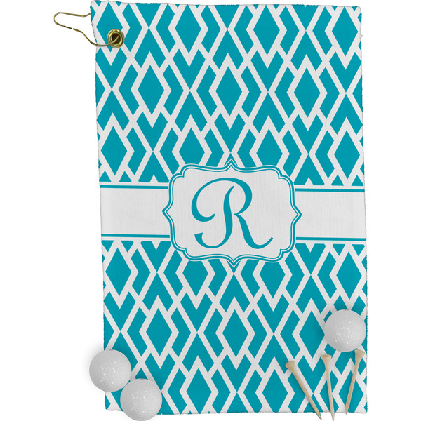 Geometric Diamond Golf Towel (Personalized)