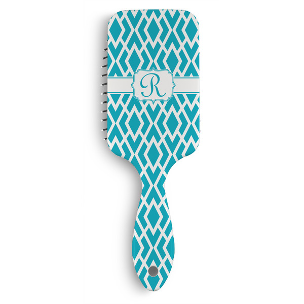 Custom Geometric Diamond Hair Brushes (Personalized)