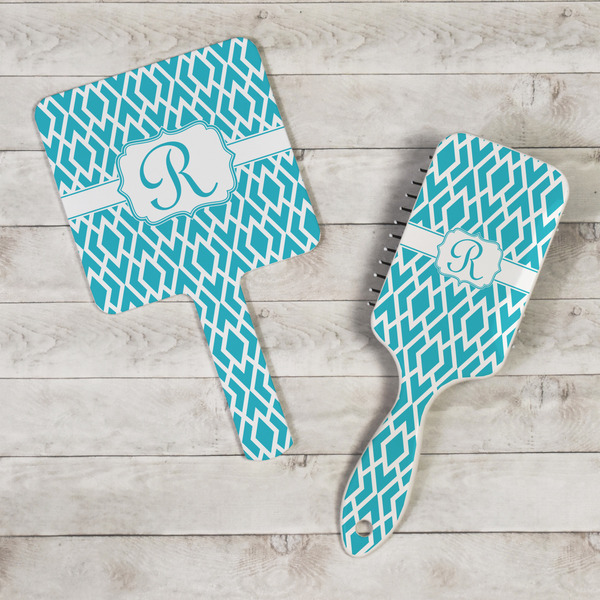 Geometric Diamond Hand Mirrors - In Context