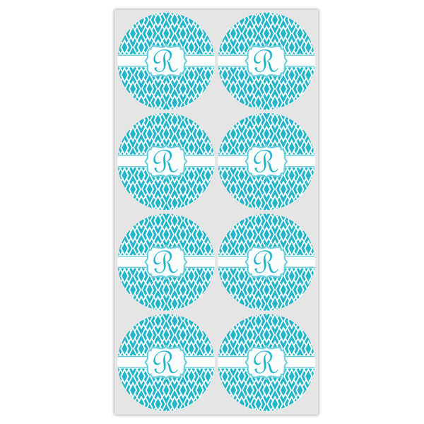 Geometric Diamond Icing Circle - Medium - Set of 8