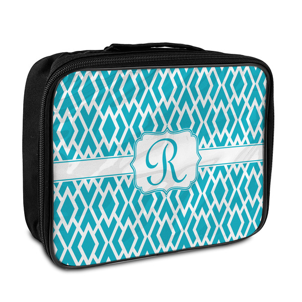 Custom Geometric Diamond Insulated Lunch Bag (Personalized)