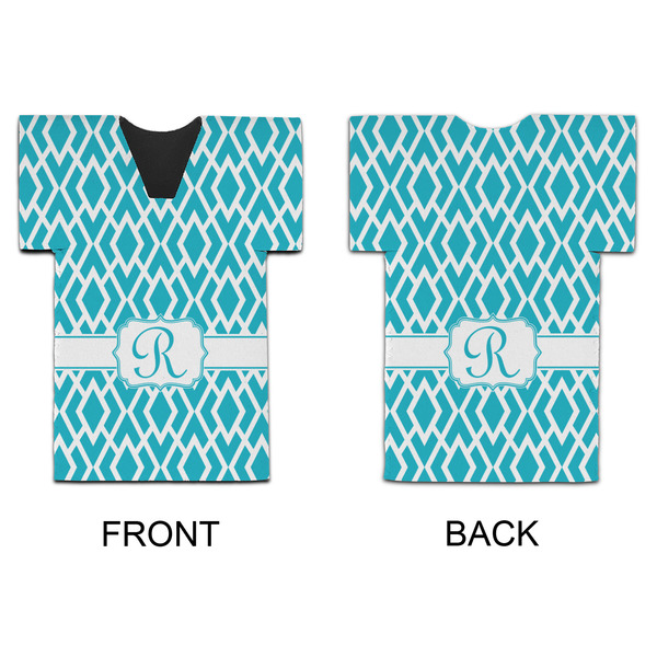 Geometric Diamond Jersey Bottle Cooler - APPROVAL