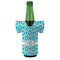 Geometric Diamond Jersey Bottle Cooler - FRONT (on bottle)