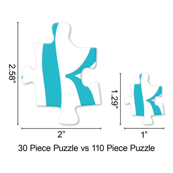 Geometric Diamond Jigsaw Puzzle - Piece Comparison