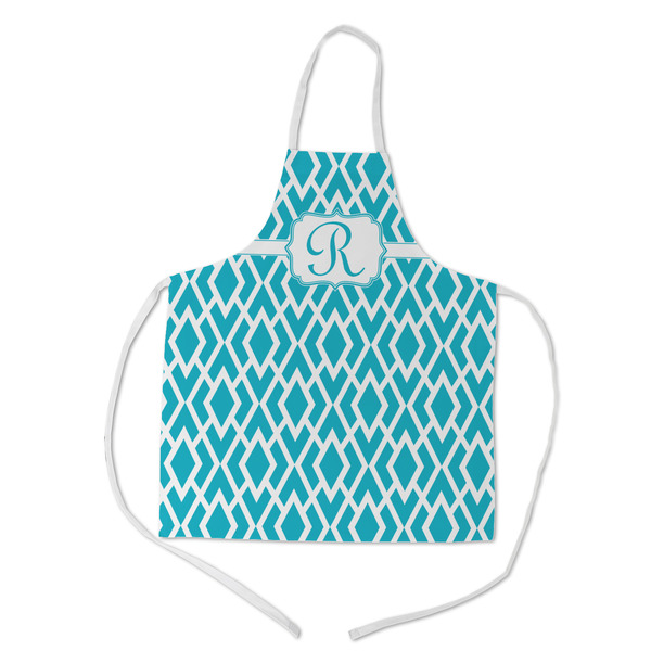 Custom Geometric Diamond Kid's Apron - Medium (Personalized)