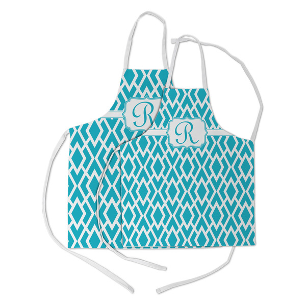 Geometric Diamond Kid's Aprons - Parent - Main