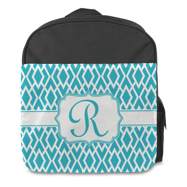 Geometric Diamond Kids Backpack - Front